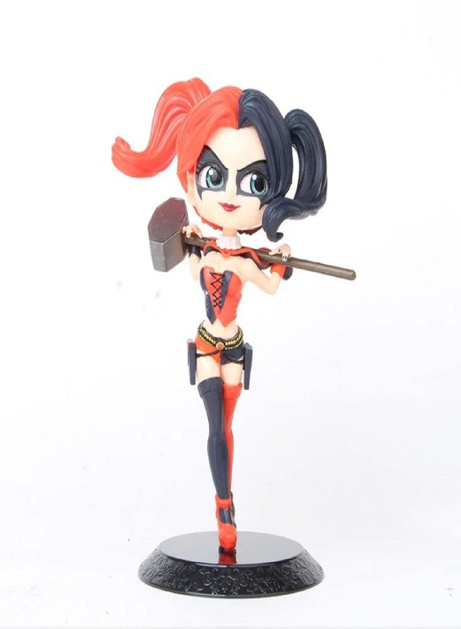 AUGEN Harley Quinn with Hammer Action Figure from The Joker Limited Edition for Car Dashboard, Decoration, Cake, Office Desk & Study Table (15cm)(Pack of 1) - Image 3